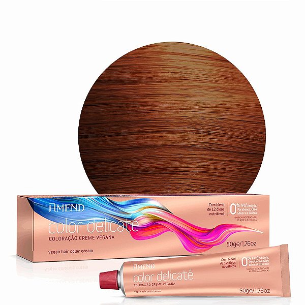 Coloração Amend Vegana Color Delicaté 0.43 Intensificador Cobre
