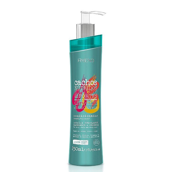 Condicionador Amend Cachos Ondulados, Cacheados E Crespos 250Ml