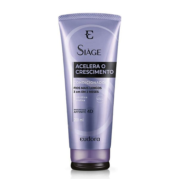 Condicionador Eudora Siàge Acelera o Crescimento 200ml