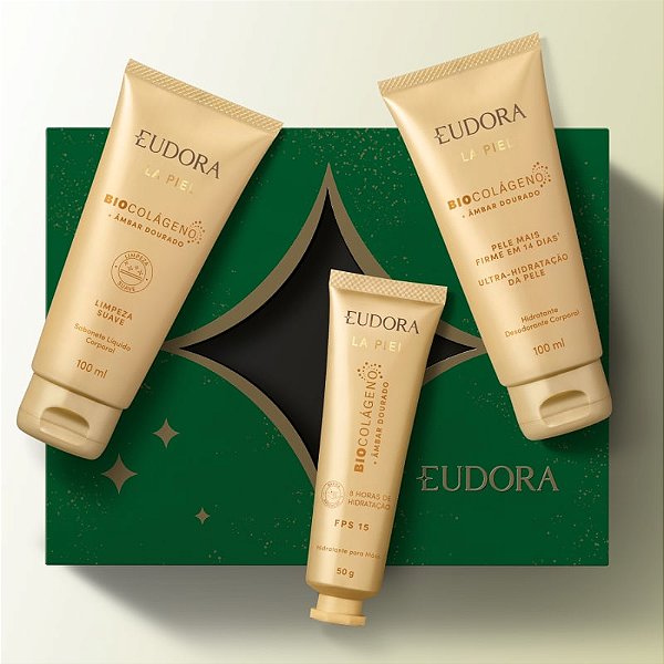 Kit Eudora La Piel Âmbar Dourado Mini