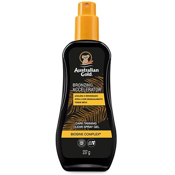 Acelerador Australian Gold Spray Gel Dark Tanning Clear 237Ml