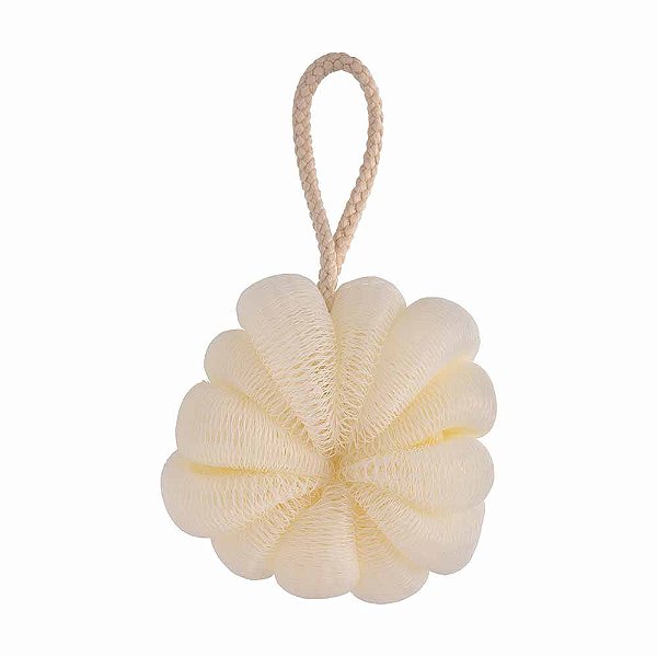 Esponja de Banho ProArt Flowers Branca EDB01B