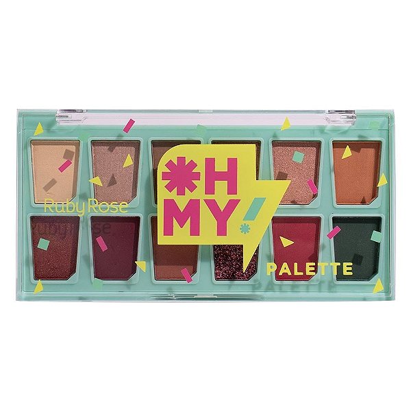 Paleta Sombras Ruby Rose 12 Cores HB1091