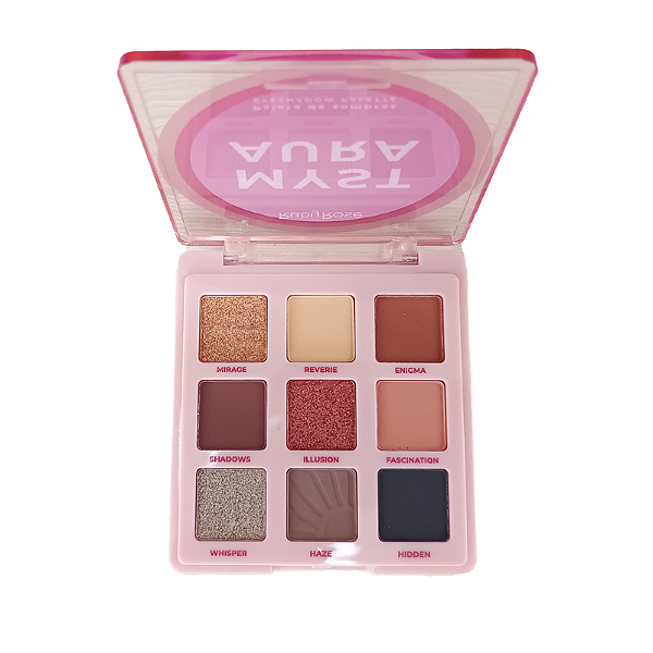 Paleta De Sombras Ruby Rose 9 Cores Myst Aura HBE2203