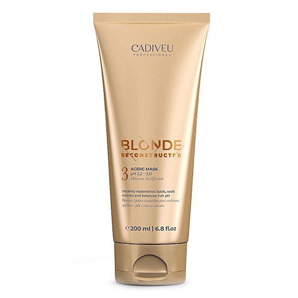 Máscara Cadiveu Acidificante Blonde Reconstructor 200ml