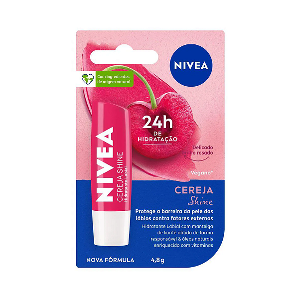 Hidratante Labial Nivea Lip Care Cereja
