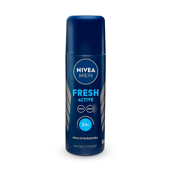 *Desodorante Nivea Spray Fresh Active 90Ml