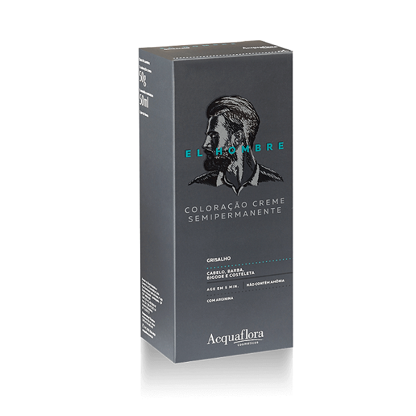 Kit Coloração El Hombre Acquaflora Grisalhos