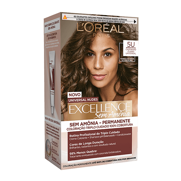 Coloração Loreal Imedia Sem Amônia 5 Castanho Claro