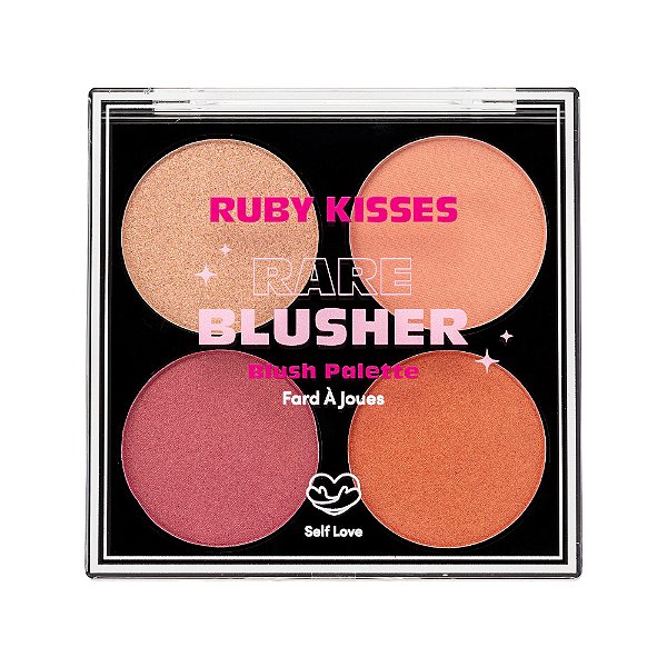 Paleta de Blush Ruby Kisses Rare Blush RKB05BR