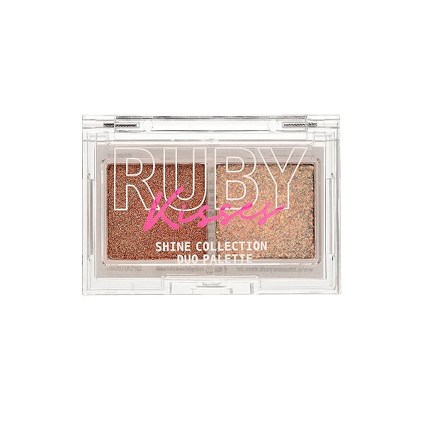 Paleta Duo Shine Gold Ruby Kisses GDP01B