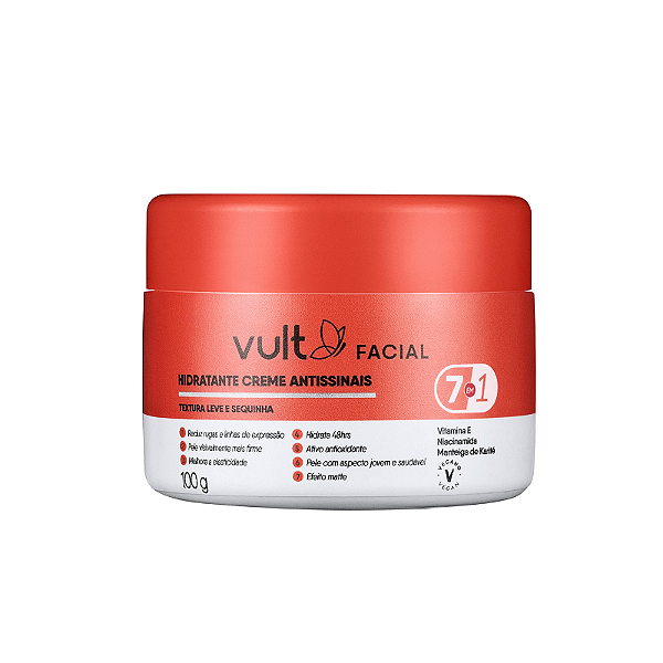 Creme Facial Vult Antissinais Pote 100gr