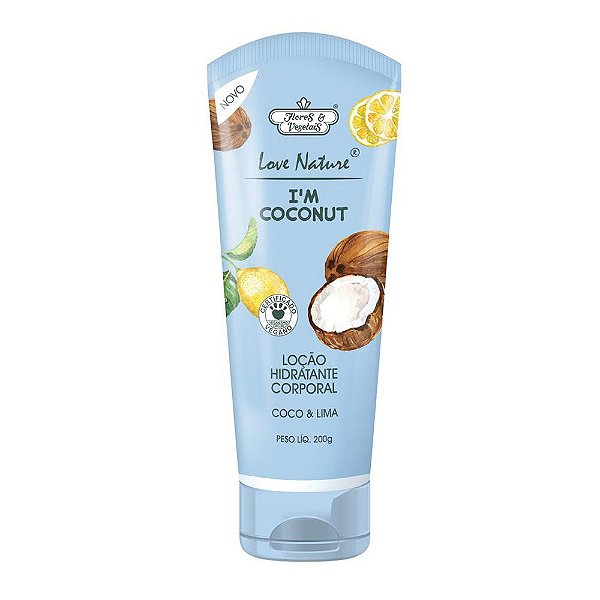 Loção Hidratante Corporal Flores & Vegetais Coco Lima 200gr