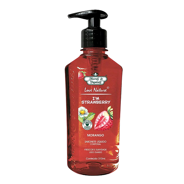 Sabonete Líquido Flores & Vegetais Morango 310ml