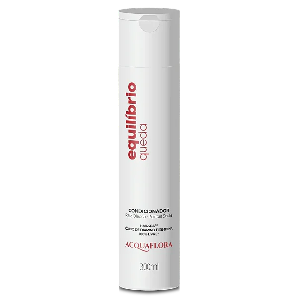 Condicionador Acquaflora Equilíbrio Queda Raiz Oleosa Pontas Secas 300Ml