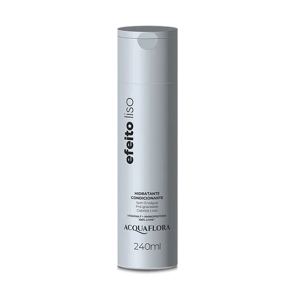 Hidratante sem Enxague Acquaflora Efeito Liso 240Ml