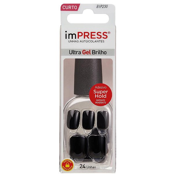 Unhas Kiss Impress Text Appeal FBIP230