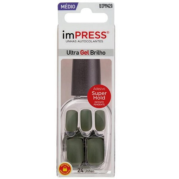 Unhas Kiss Impress Color Look At Me BIPM420BR