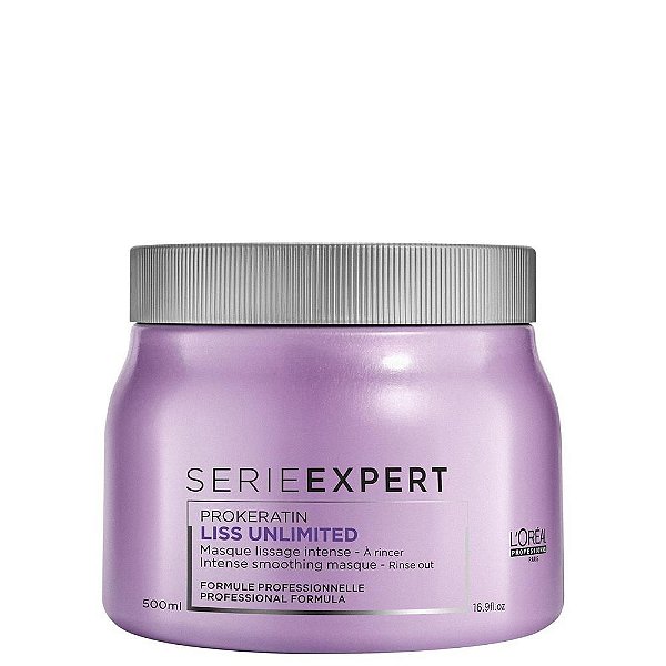 Máscara Loreal Profissional Liss Unlimited 500gr