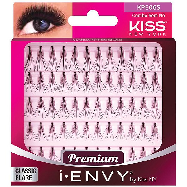Cilios Kiss Tufos Sem Nó Combo KPE06S