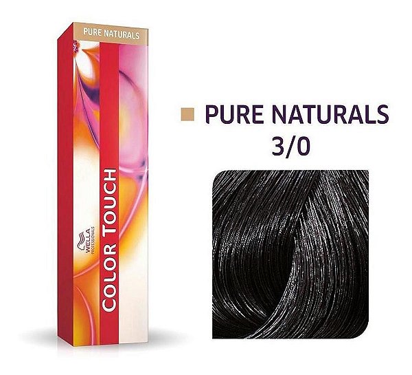 Tonalizante Wella Color Touch 3/0 60gr Castanho Escuro