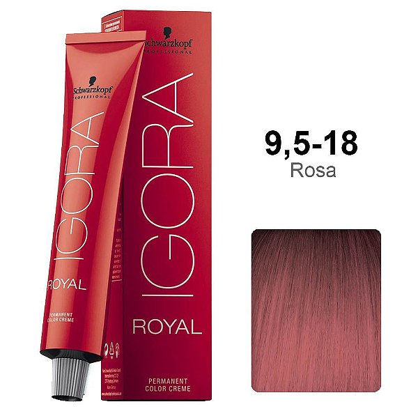 Coloração Schwarzkopf Igora 9,5-18 Rosa
