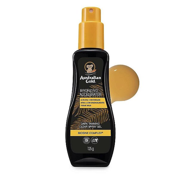 Acelerador Australian Gold Spray Gel Dark Tanning Clear 125Ml