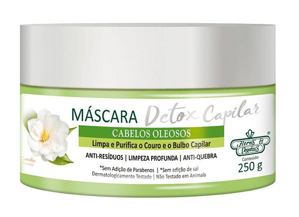 Máscara Flores & Vegetais 5 Super Óleos Hidratação Reparadora 200G
