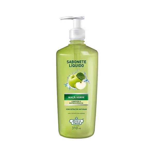 Sabonete Líquido Flores & Vegetais Maçã Verde 310Ml