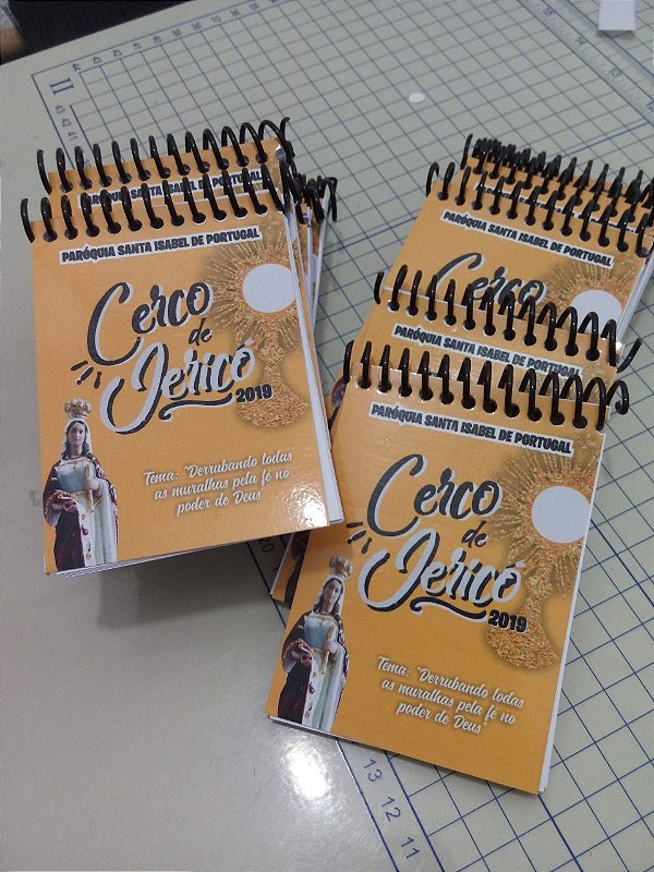 Bloco de Nota com capa personalizada