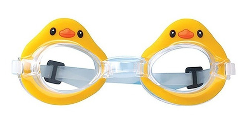 Oculos De Mergulho Pato Patinho Infantil Amarelo Com Fecho