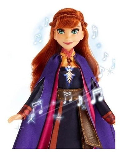 Boneca Anna Disney Frozen 2 - 30cm - Musical Edição 2021