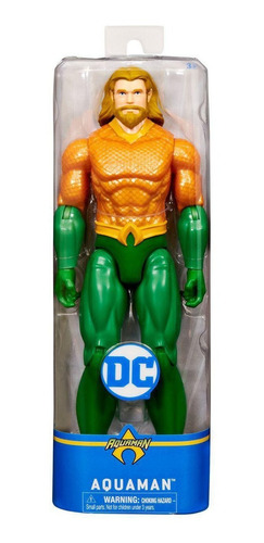 Boneco Aquaman Articulado Dc Comics 30 Cm - Liga Da Justiça