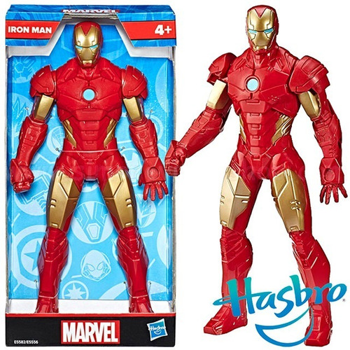 Boneco Homem De Ferro 25 Cm Action Figure Avengers Olympus