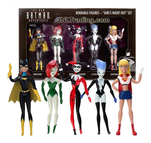 Kit Set 5 Bonecas Do Batman Edição Colecionador - Harley +