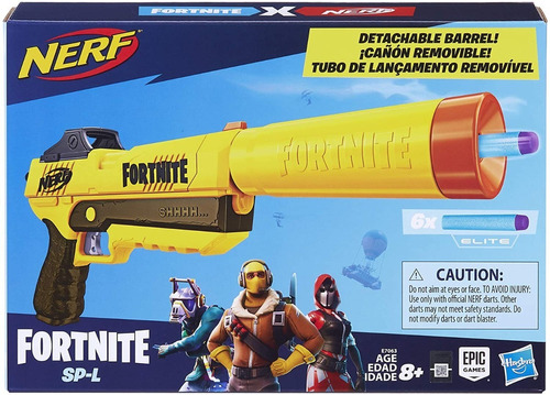 Lançador De Dardos - Nerf - Fortnite Sp-l - Elite Dart Blast