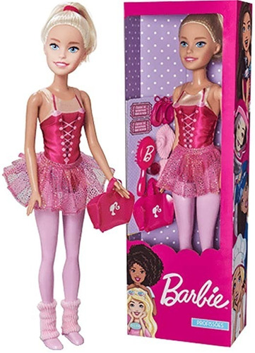 Boneca Barbie Profissões Articulada Bailarina 65cm De Altura