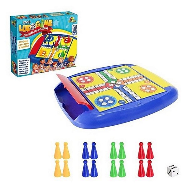 Jogo De Ludo Gigante Para 4 Jogadores 50x50 Centímetros