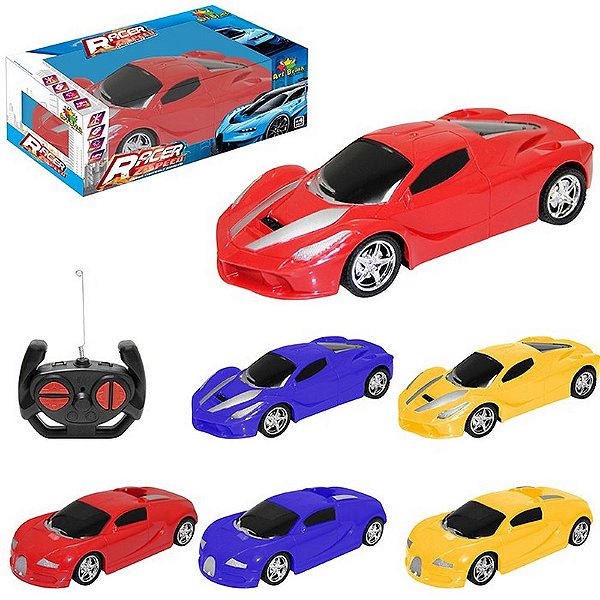 Carrinho De Controle Remoto Racer Z Speed - Art Brink Vermelho