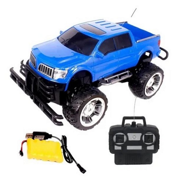 Carrinho de Controle Remoto - Monster Truck - 7 Funções - Sortido -  Polibrinq