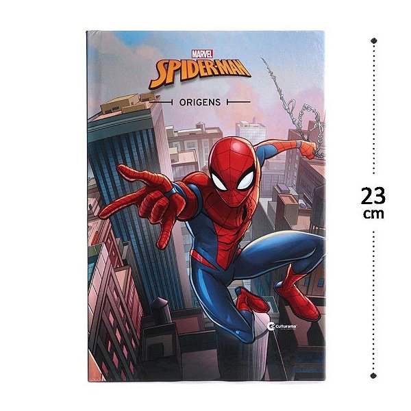 Livro Para Ler e Colorir, Pop, Homem Aranha, com Lápis