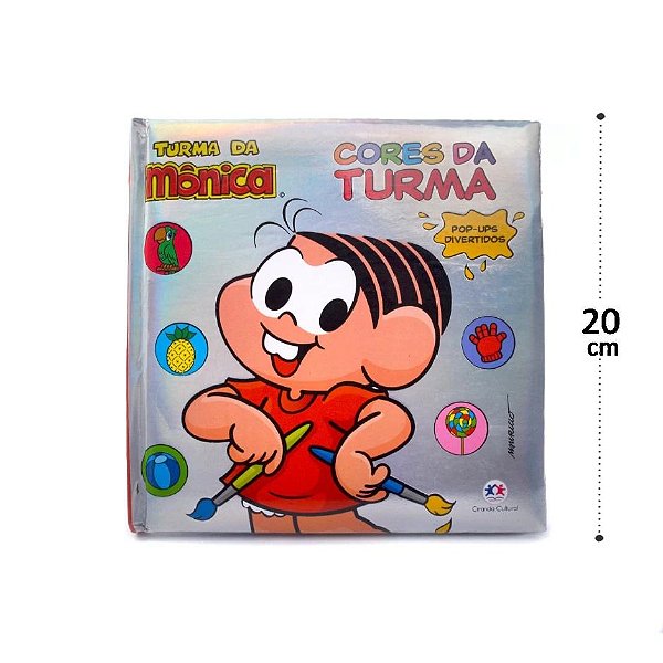 Livro Pop-ups Infantil Leitura Personagens Almofadado Turma Da Mônica