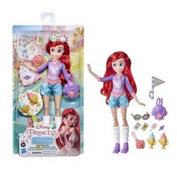 Boneca Ariel Disney Princesa Comfy Squad Cand Doce Candy