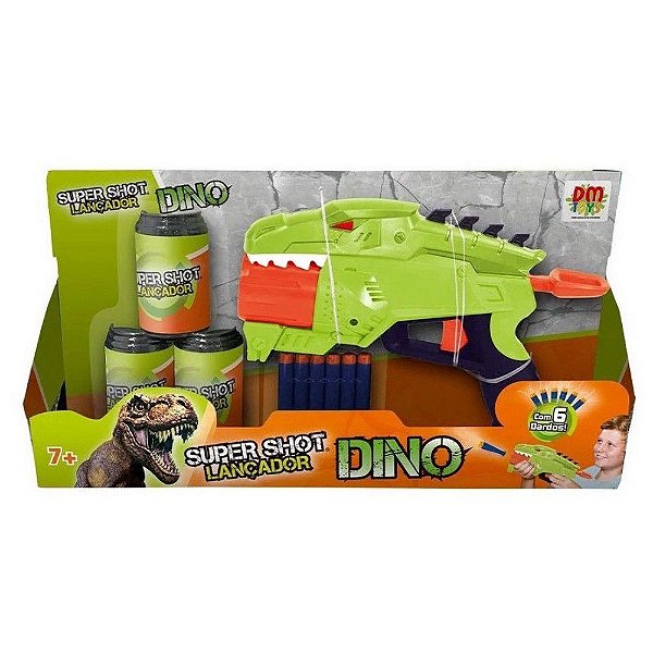 Lançador De Dardos Nerf Dinossauro