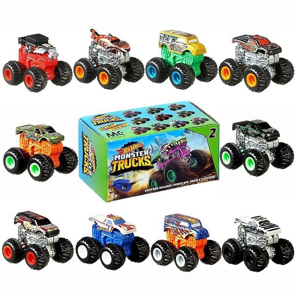 Hot Wheels Monster Trucks Mini Carrinho Com Lançador Series SortidoSortidas