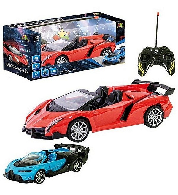 Carro De Controle Remoto Rc Drift Sports Bugatti Lamborghini