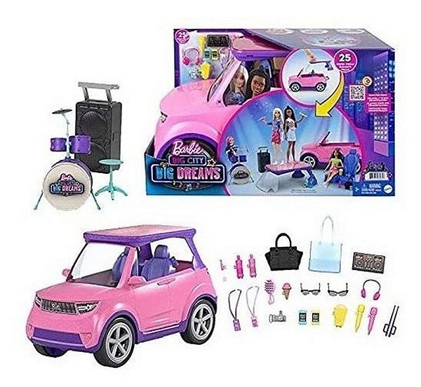 Carro Da Barbie Transformável Em Palco De Musica Com Bateria - Alfabay -  Cubo Mágico - Quebra Cabeças - A loja de Profissionais e Colecionadores!