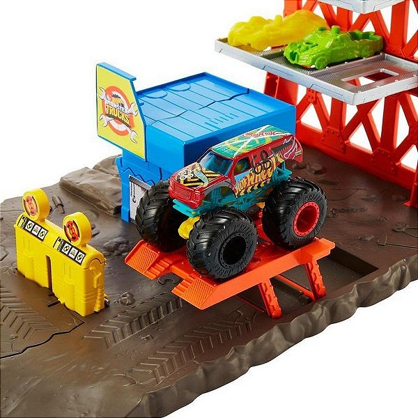 Pista Hot Wheels Grande Cidade Para Carrinhos + Brinde