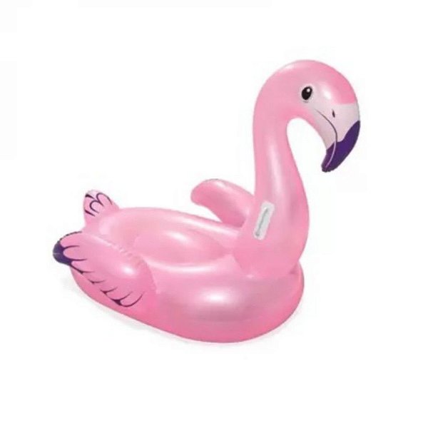 Bóia Divertida Flamingo Rosa Bestway Piscina Diversão