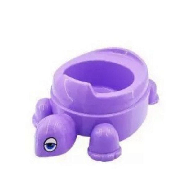 Troninho Assento Infantil Pinico Modelo Tatarugade 1,4 L Roxo